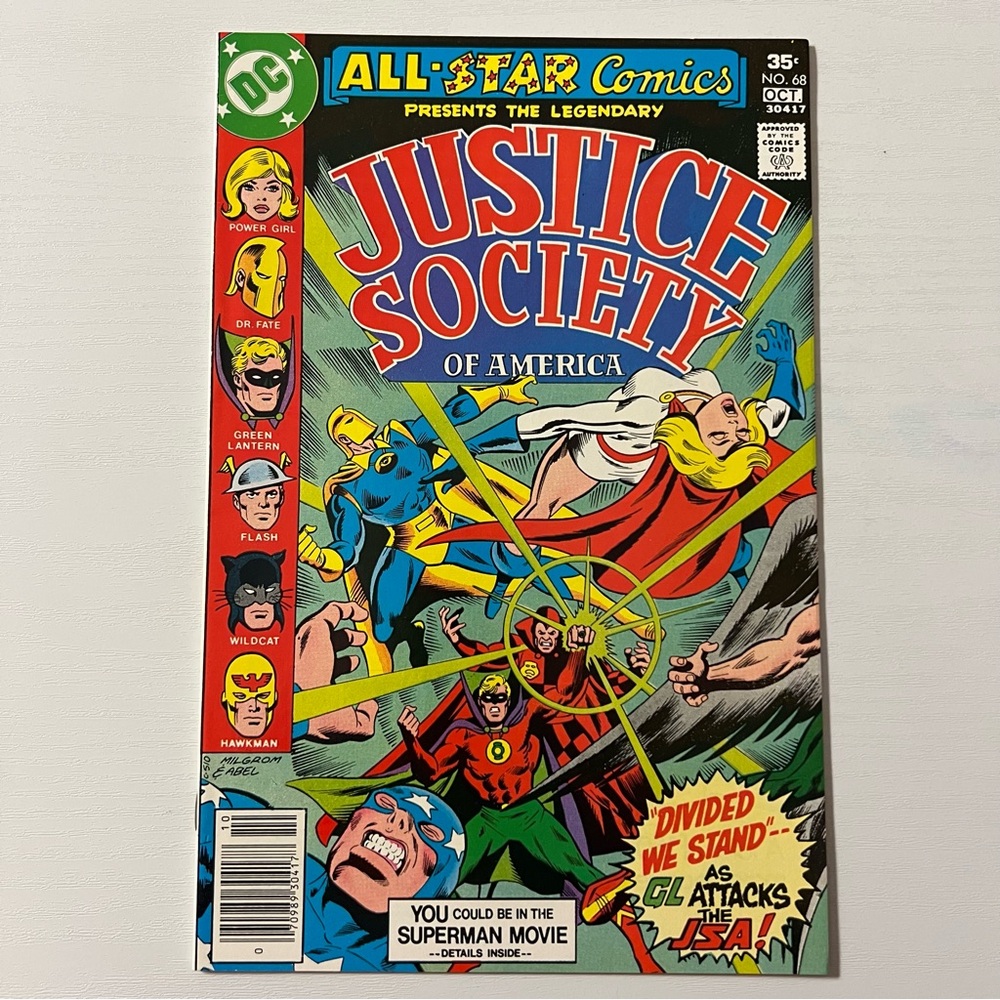 All-Star Comics #68 (DC Comics, 1977) JSA Psycho Pirate Newsstand NM